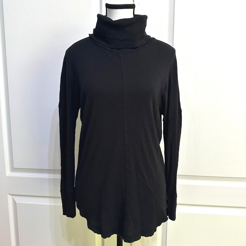 Maison Cinqcent Free People Cowl Neck Tunic Top S Minimalist Basics Capsule Peru